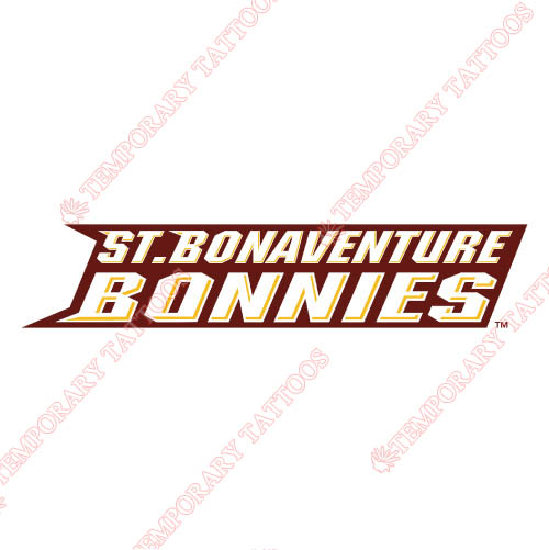 St. Bonaventure Bonnies Customize Temporary Tattoos Stickers NO.6322